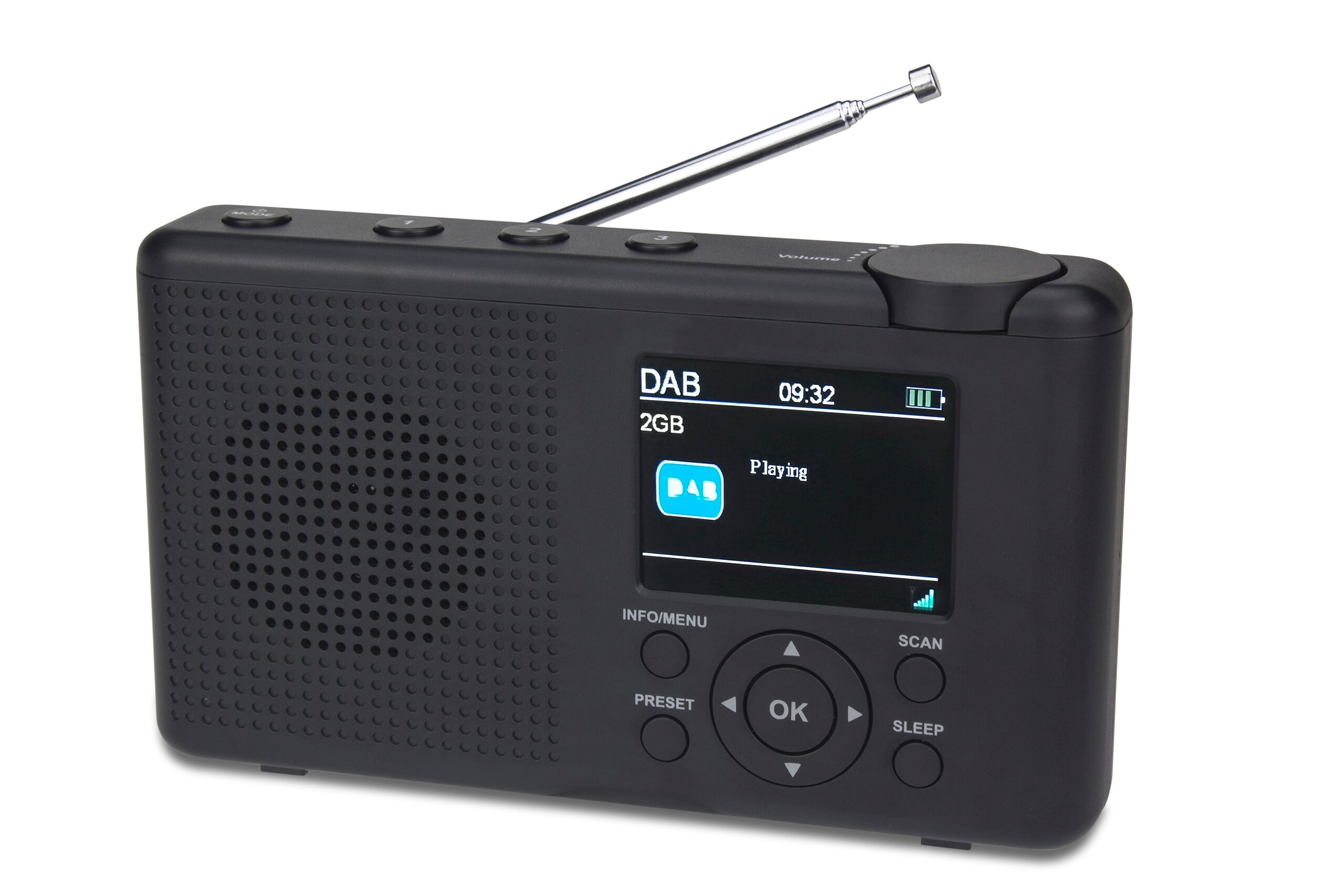 Reflexion TRA23 DAB radio met Bluetooth - Black