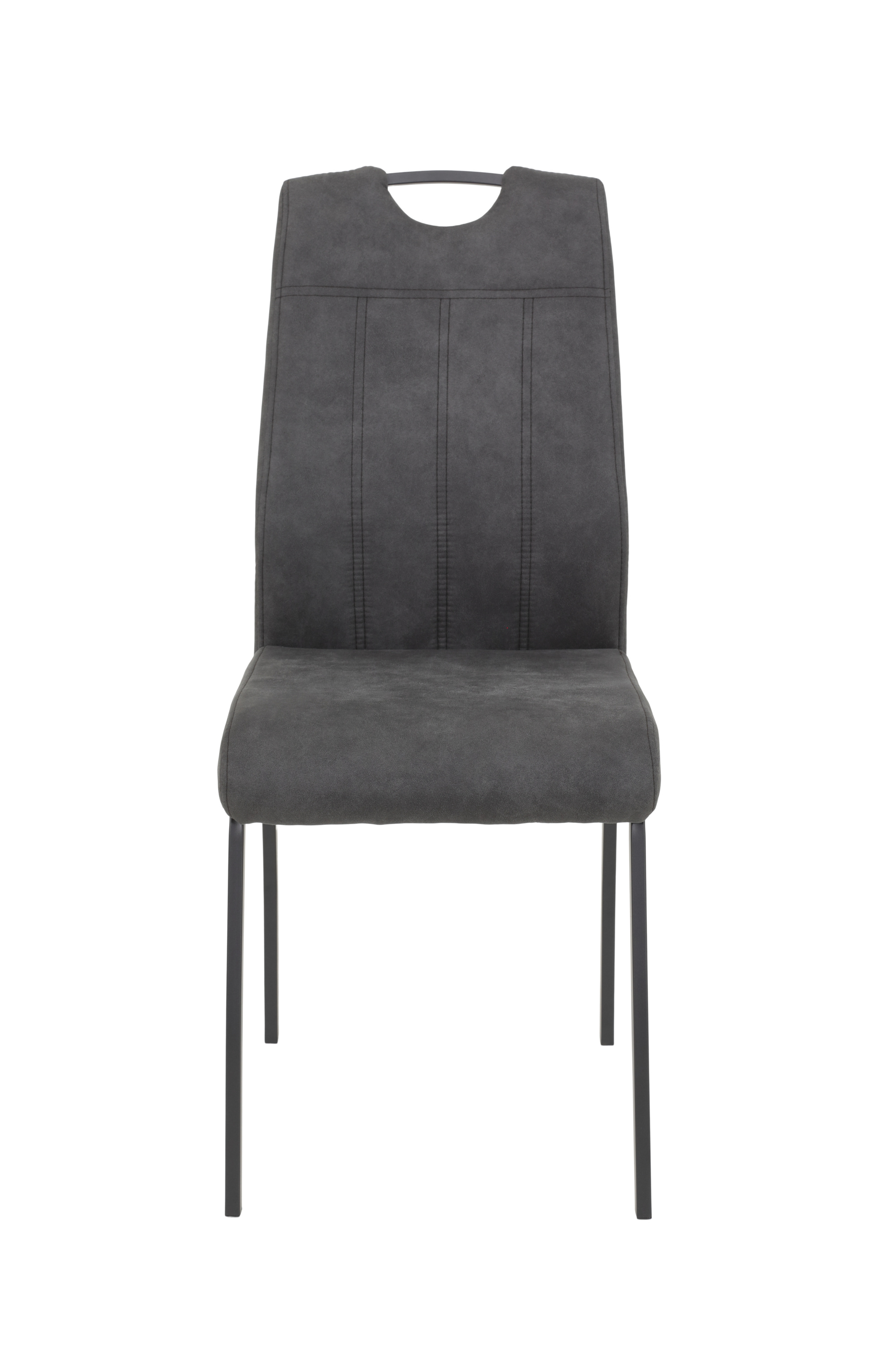 Polsterstuhl ELIF II 4er Set anthrazit