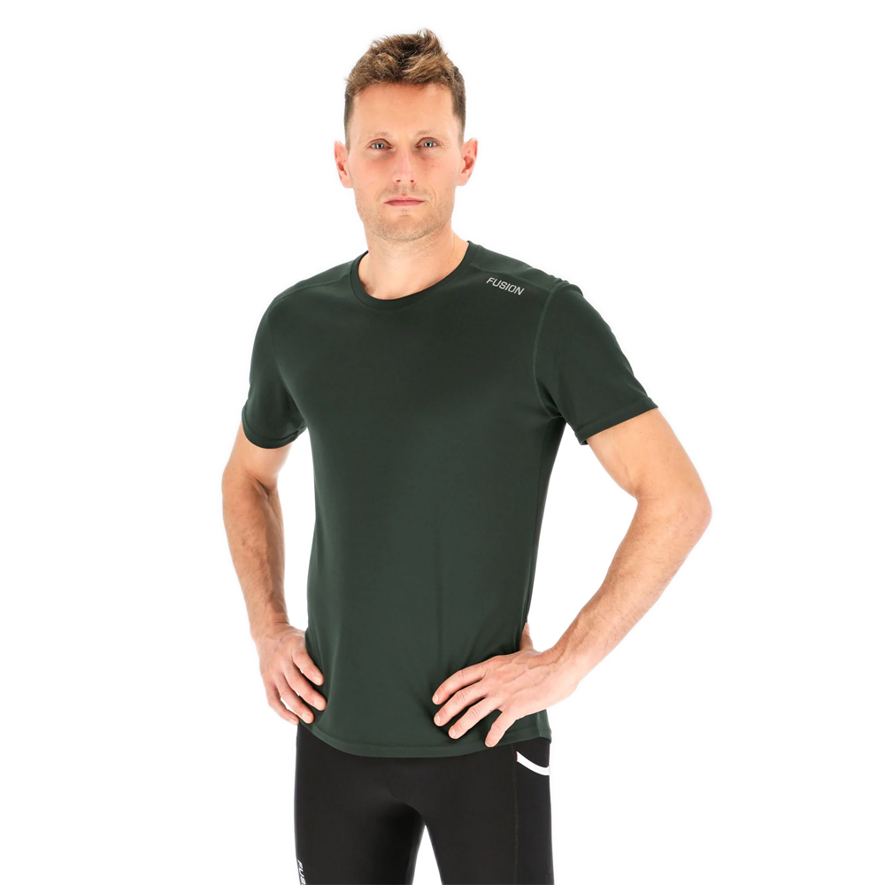 fusion nova loebe t shirt herre 243 1033 green