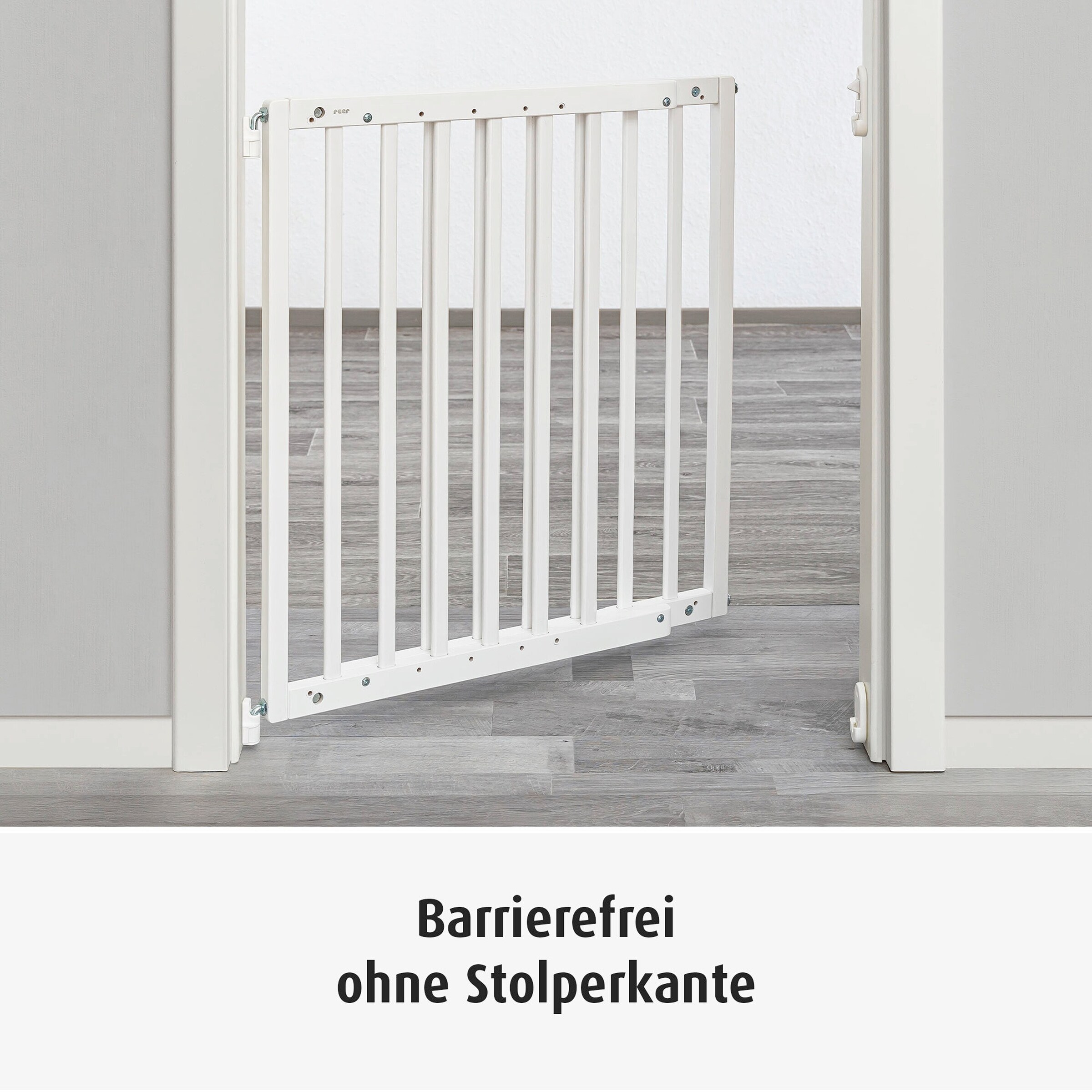 reer Tür- und Treppenschutzgitter Baukasten Schraubgitter weiß