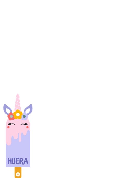 Greetz | Verjaardagskaart | Unicorn | Kleindochter