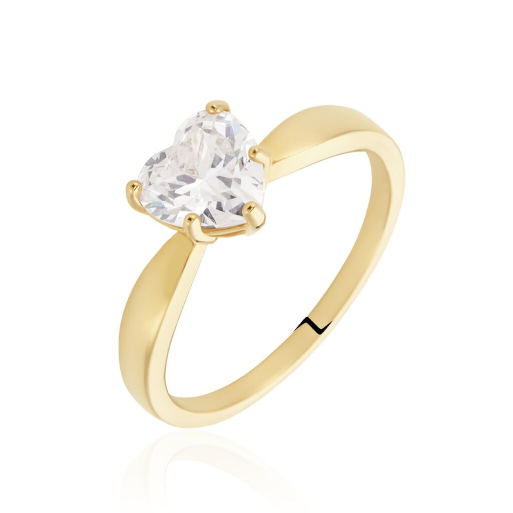 Bague Minos Plaqué Or Oxyde De Zirconium