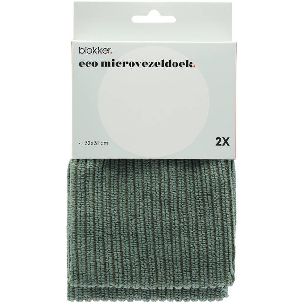 Blokker microvezeldoeken - 2 stuks - 32x31 cm