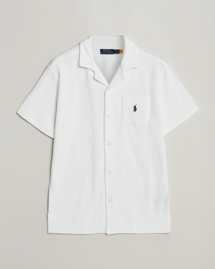 Polo Ralph Lauren Cotton Terry Short Sleeve White