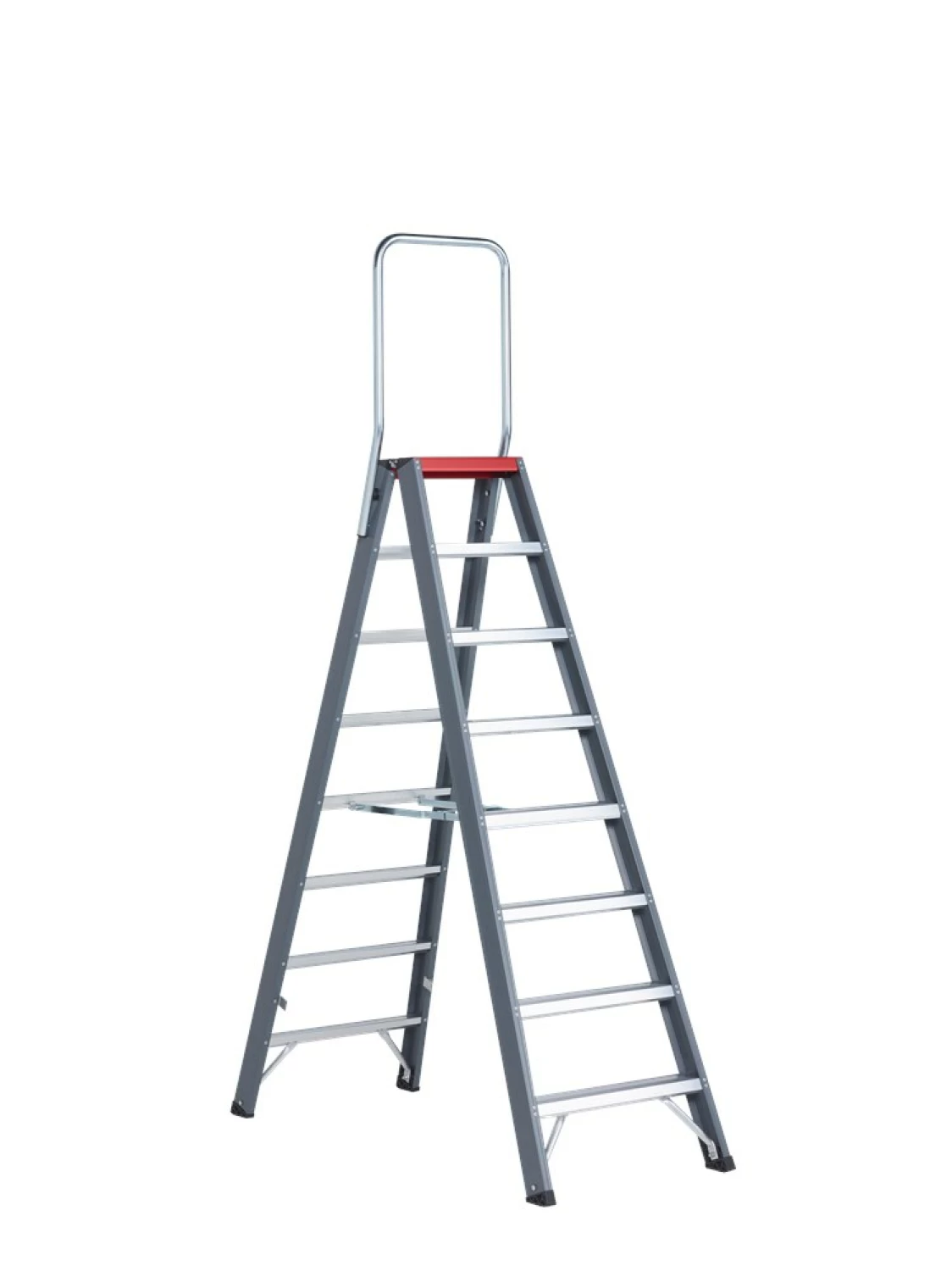 Altrex Falco FDO 8 Dubbele trap - Aluminium met coating - 2 x 8 treden - max. werkhoogte 3.90 m.