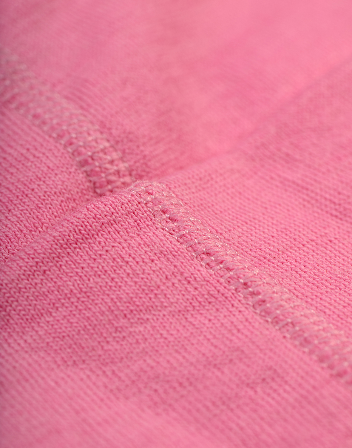 Muts van wollen terry in Pink