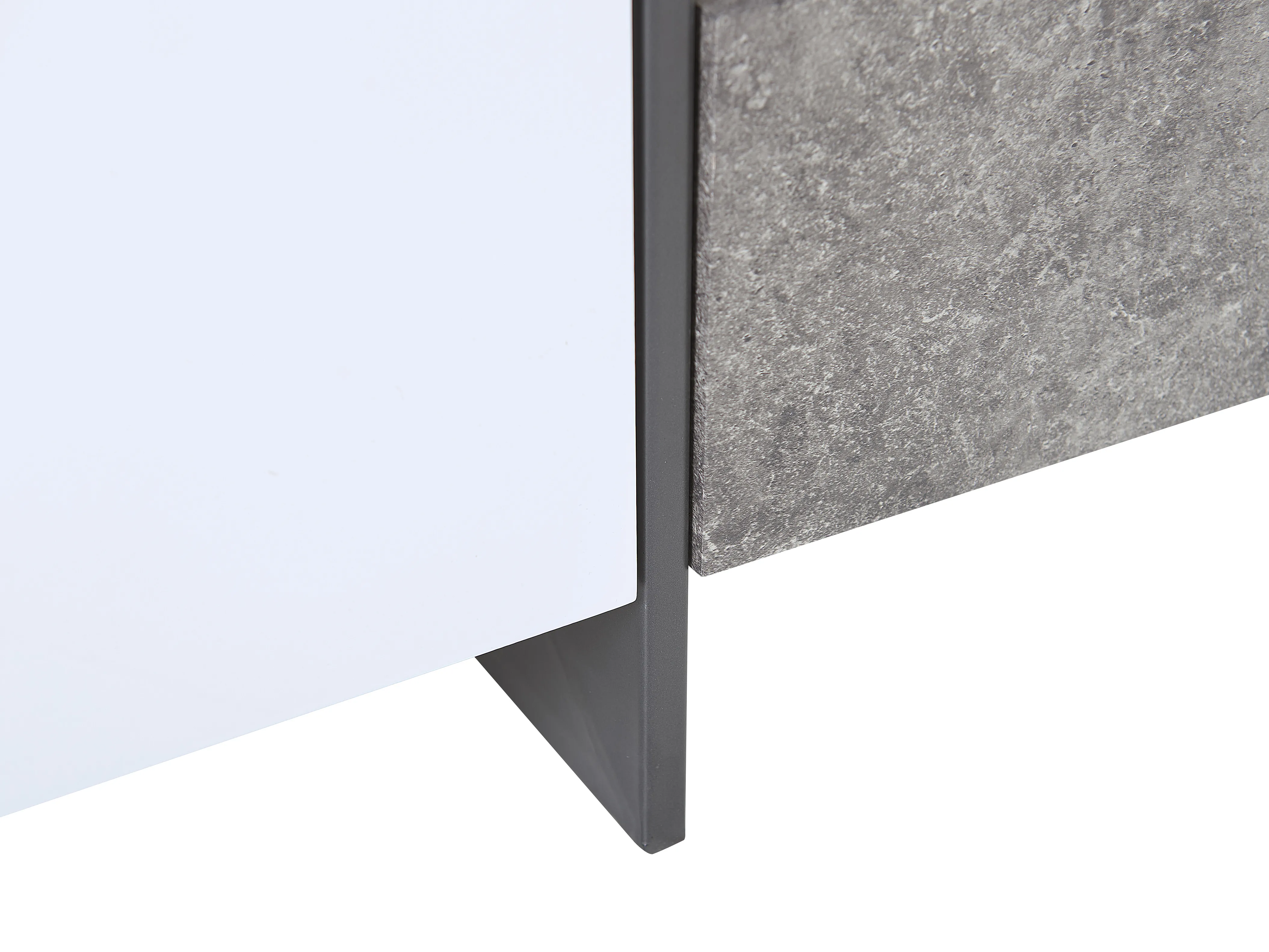 TV-meubel LED RUSSEL Grijs beton-effect