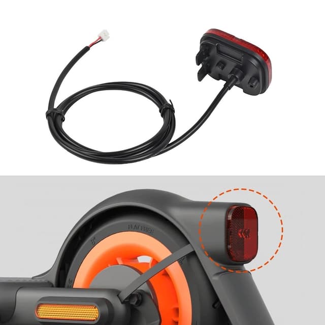 Baglygte LED-lampe til Xiaomi 4 Go Scooter