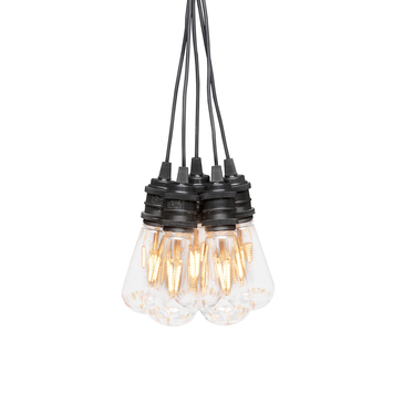 Konstsmide lichtsnoer edison add-on 10lampen 10 meter dimbaar