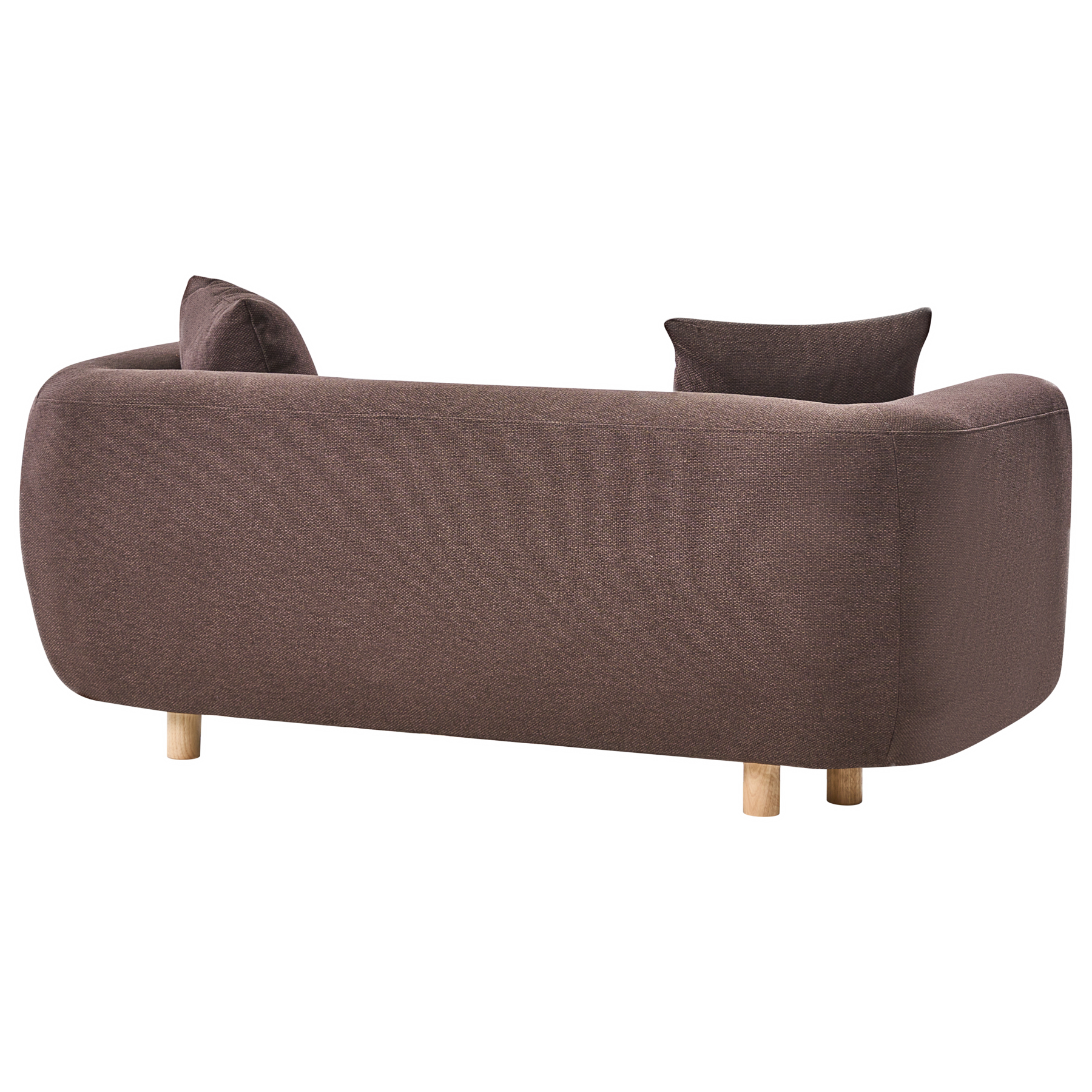 Beliani - LILLEROD - Tweezitbank - Donkerbruin - Polyester