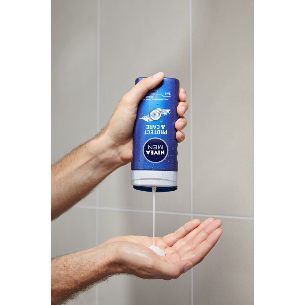 6x Nivea Men Douchegel Protect & Care250 ml