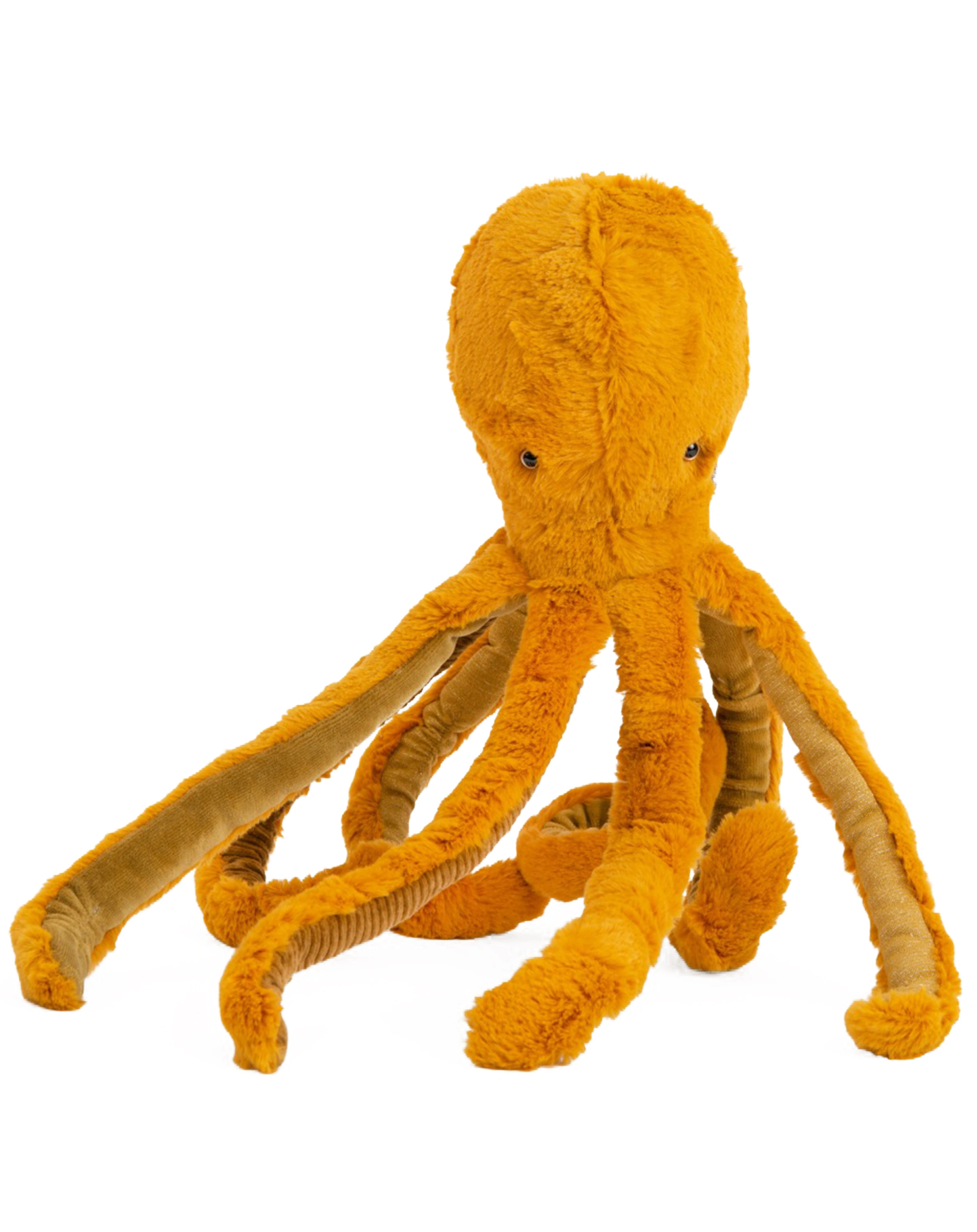 Plüschtier KLEINER OKTOPUS (45 cm) in ocker