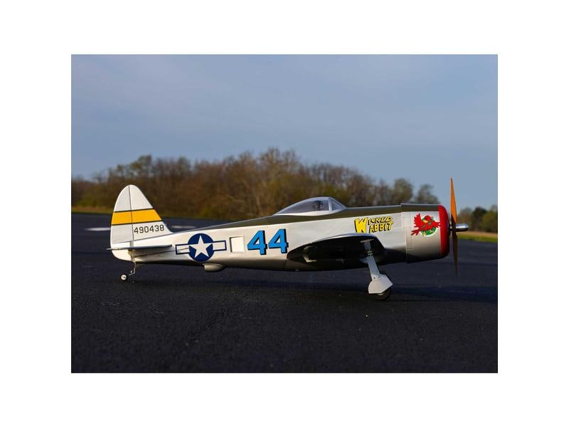 Hangar 9 Warbird P-47 Thunderbolt 1435 mm PNP Weitgehend vormontierter Warbird mit Brushless Antrieb