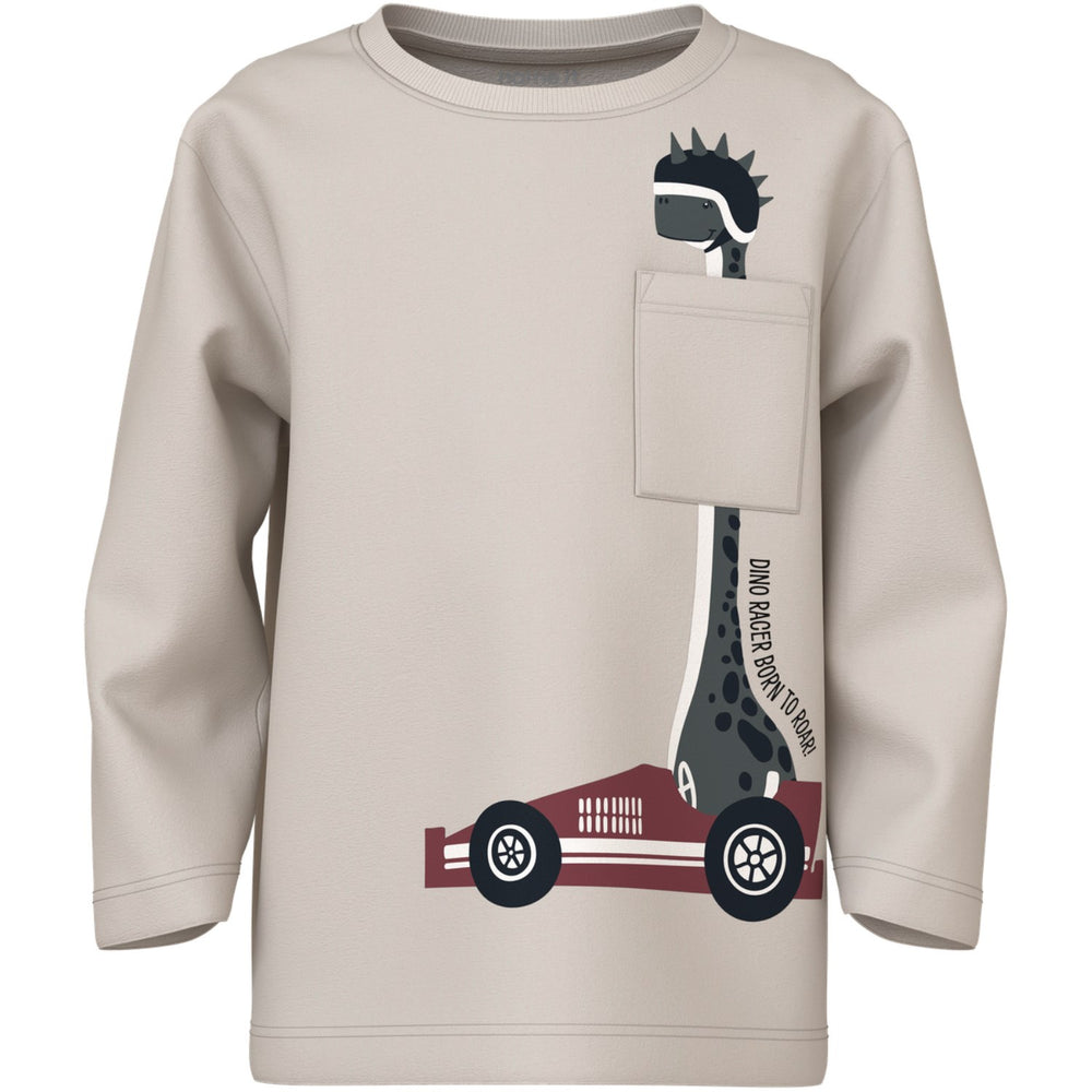 Køb Name It Pumice Stone Dino Racer Nmmvilian Ls Nreg Top