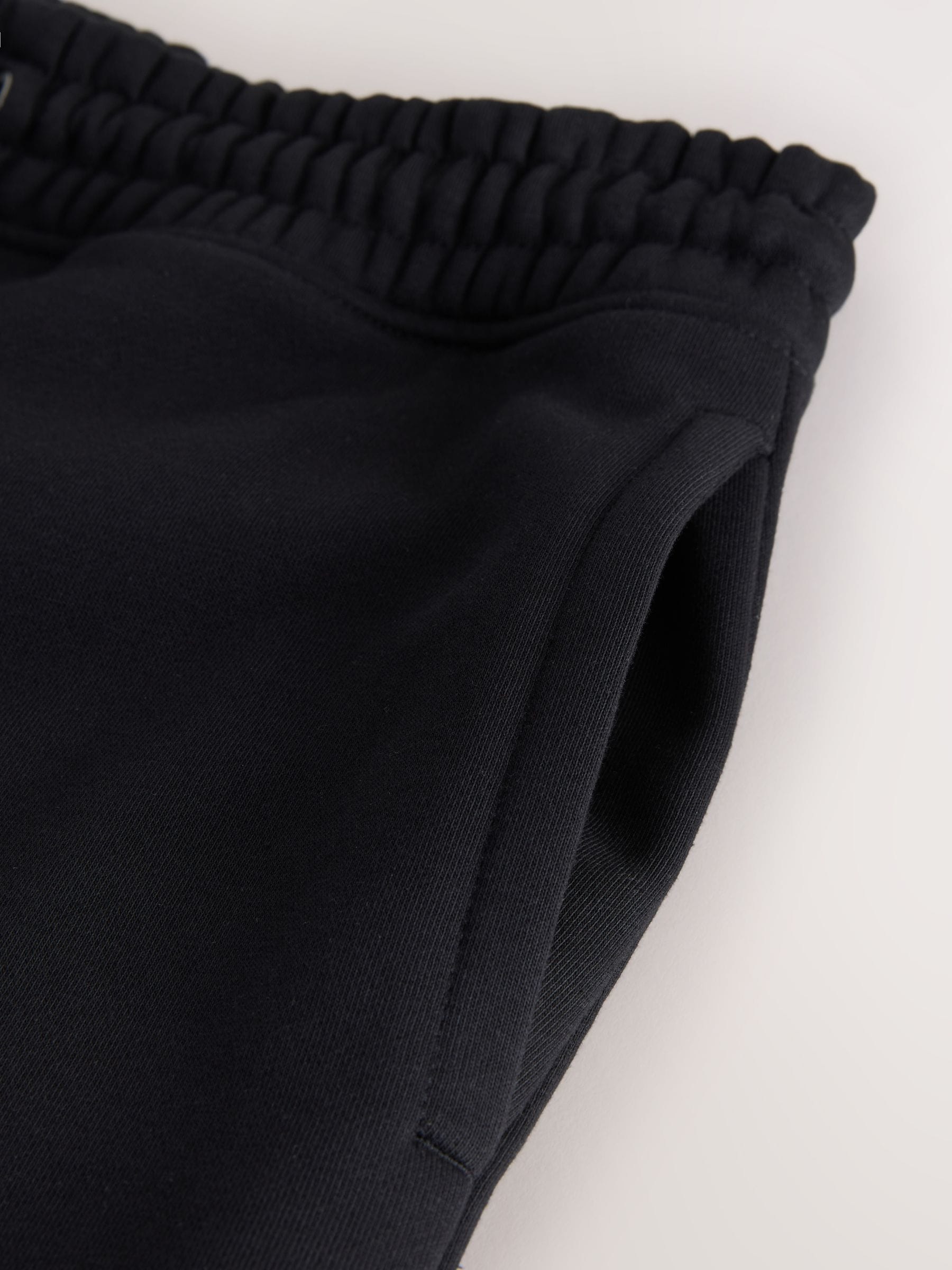 Zwart - Relaxed fit - Katoenrijke Jersey Joggingbroeken