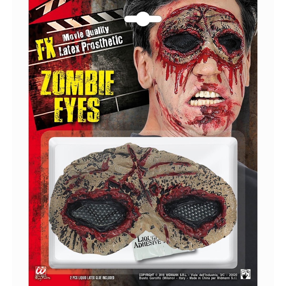 Halloween Masker Zombie Ogen