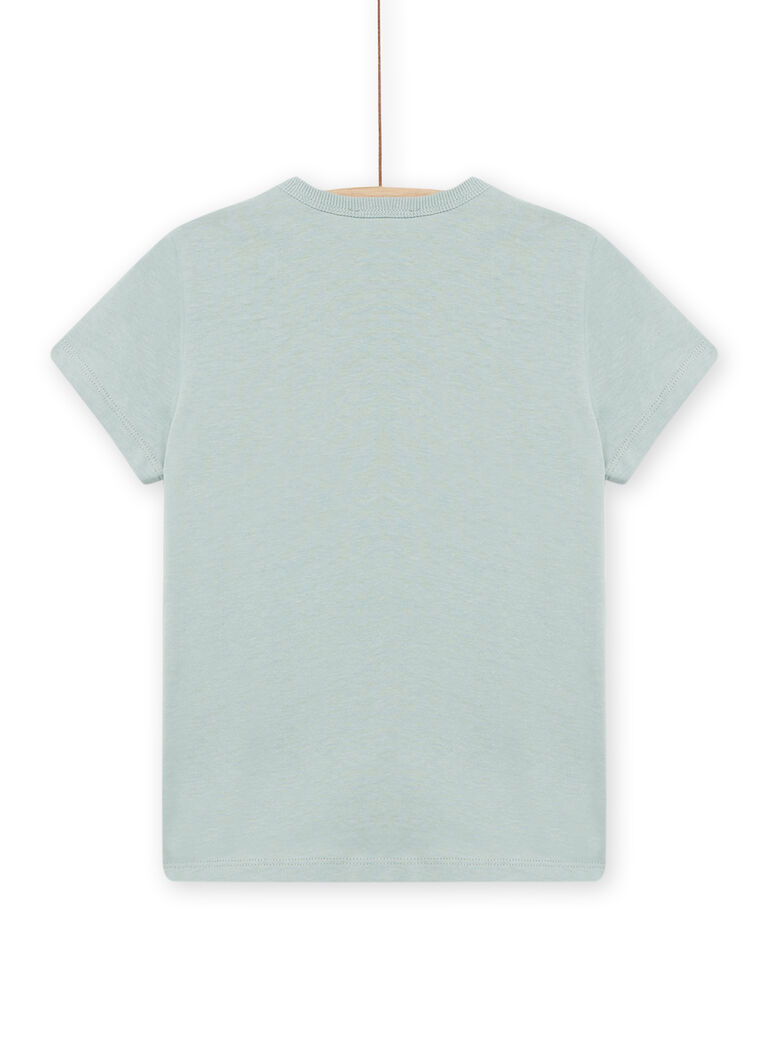 Tee Shirt Manches Courtes Turquoise