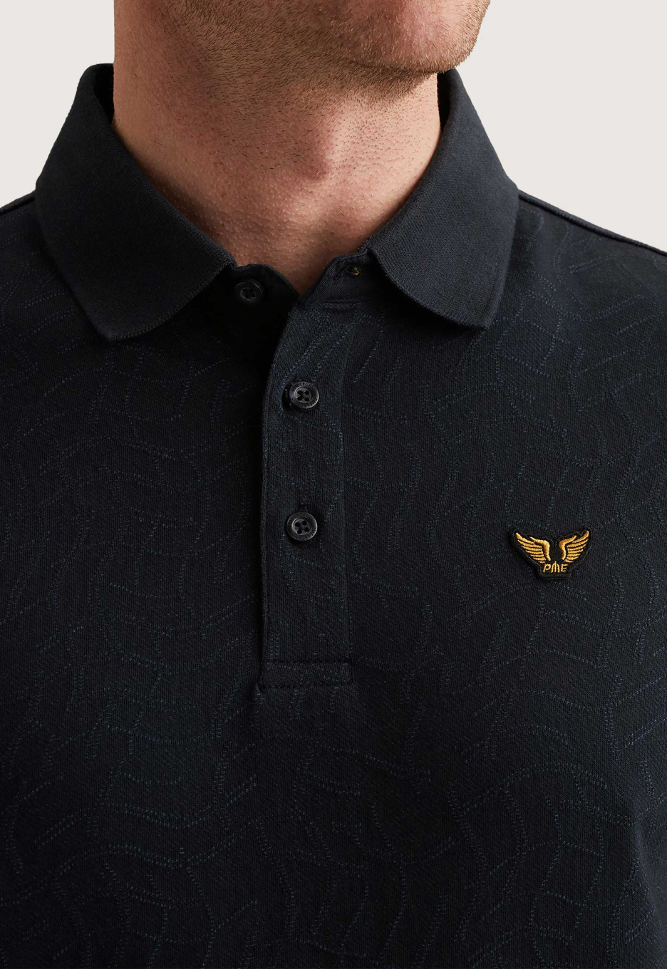 PME Legend Allover Jacquard Polo