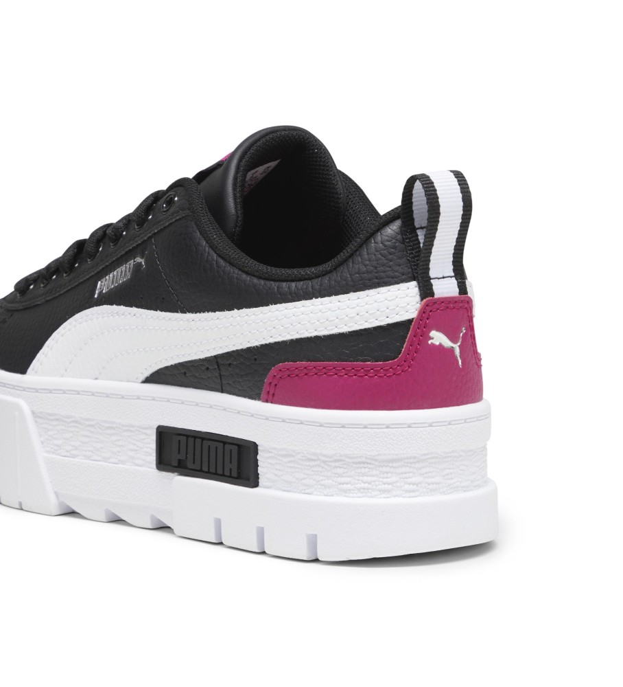 Tênis Puma Mayze Lth Jr preto