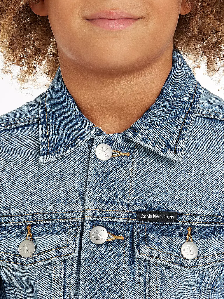 CALVIN KLEIN JEANS Jungen Jeansjacke  blau