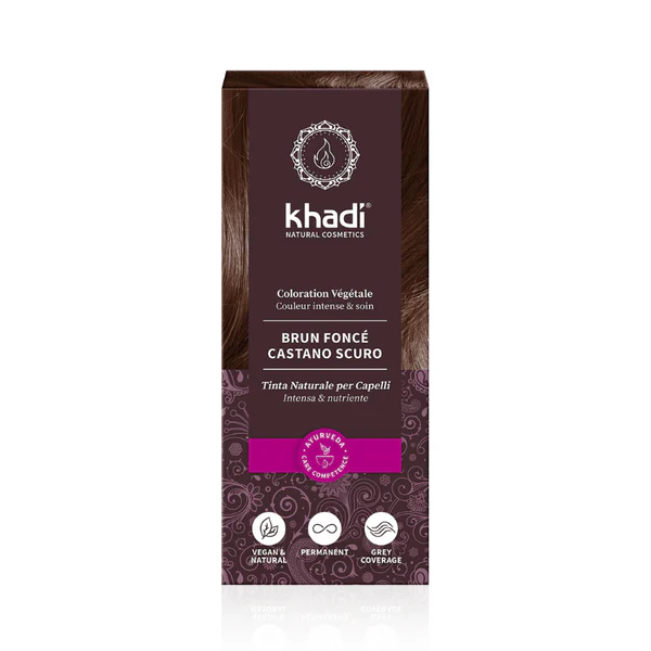 Khadi Coloration Végétale - Brun Foncé 100g