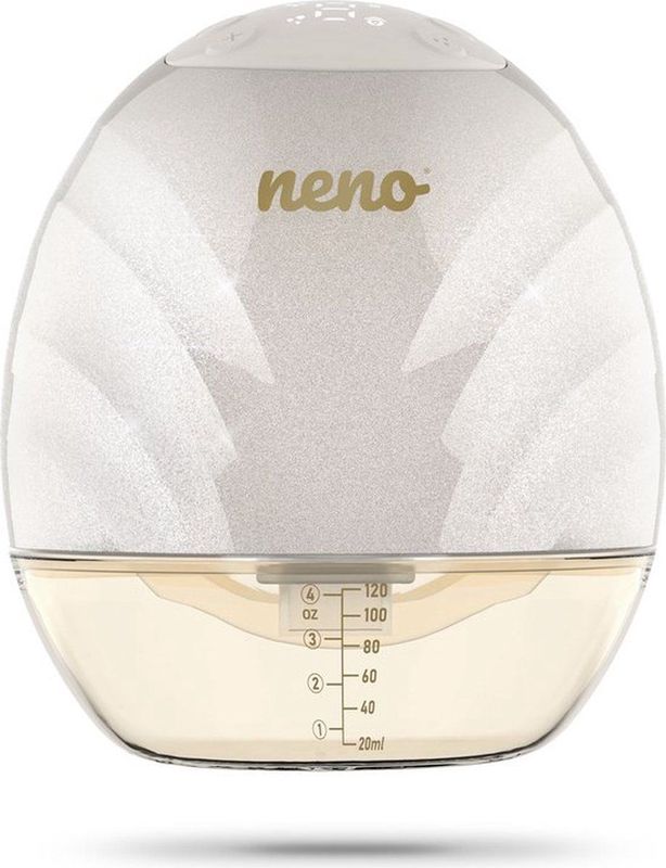 Neno Perla - Draadloze Borstkolf - Wit - Ergonomisch - Stille Werking