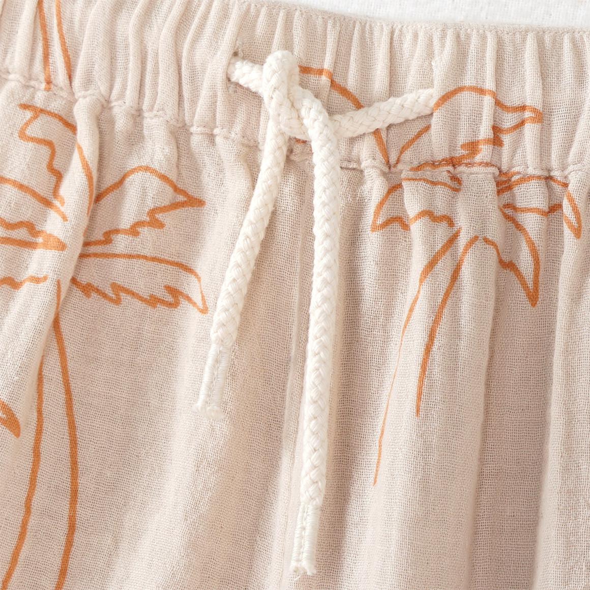 Topolino Pure Collection Jungen Shorts aus Musselin beige