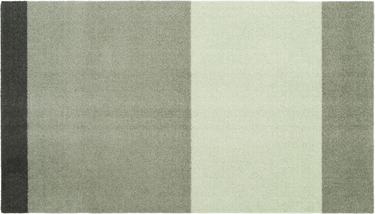Tica Copenhagen Løber, 67x120 cm, stripes-horizon lys/støvet og mørkegrøn Lys/støvet og mørkegrøn