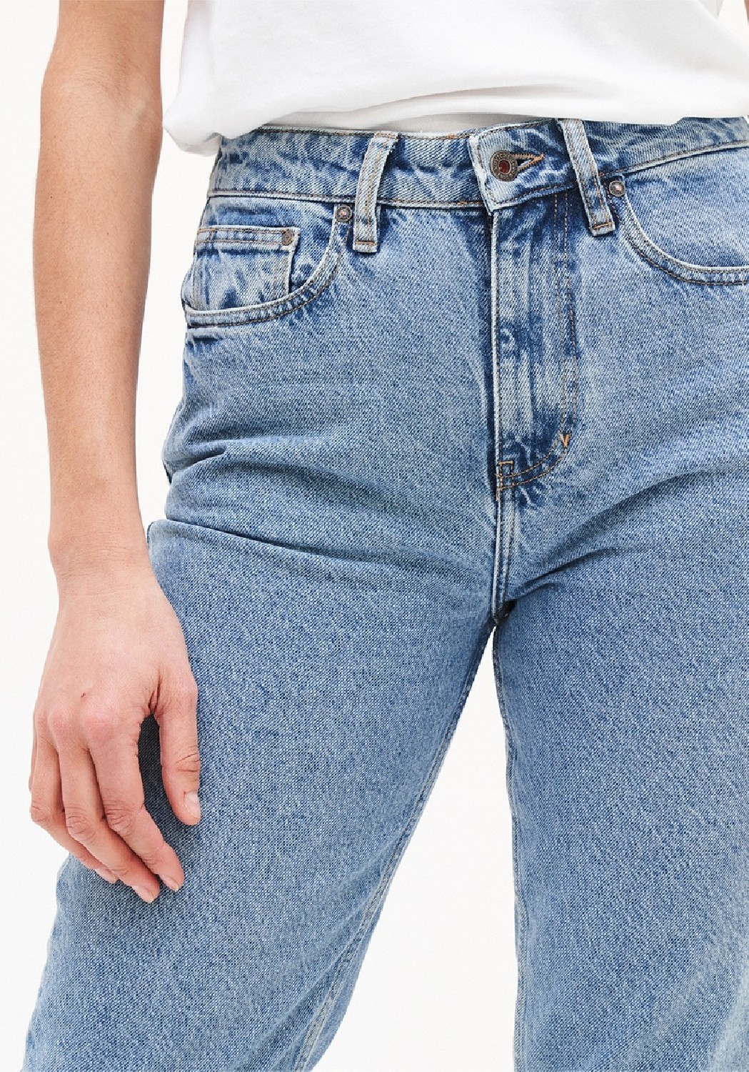 Kuyichi Damen-Jeans Nora Mom Fit Heritage Blue