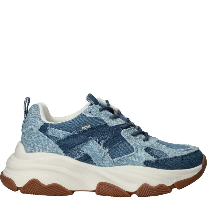 POSH by Poelman Sneakers Blauw Dames
