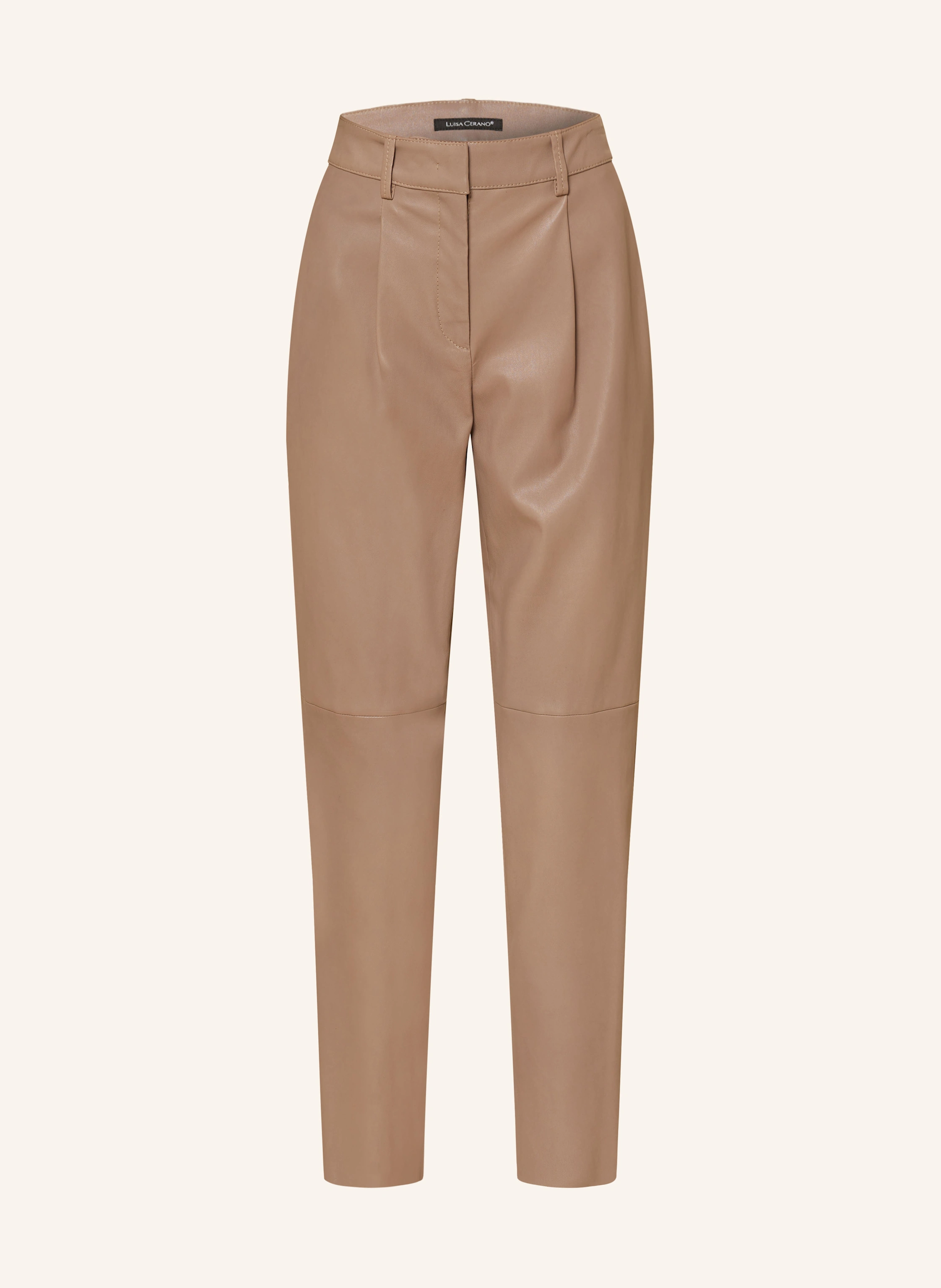 LUISA CERANO 7/8-Hose aus Leder