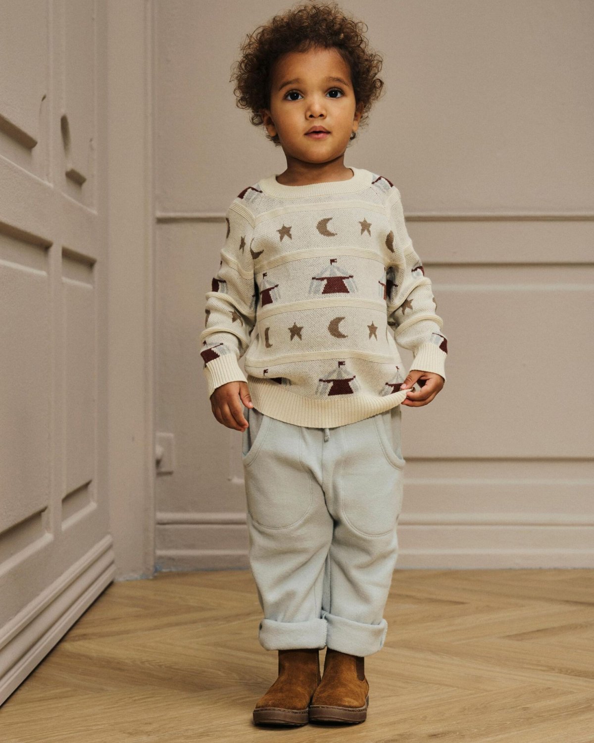 Genser Barn – Strikket, Øko Bomull | NMMLAMAI LS KNIT LIL