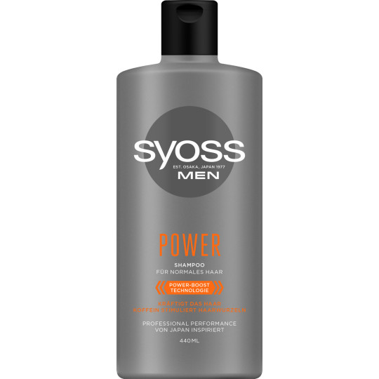 Syoss Men Power Shampoo 440ML