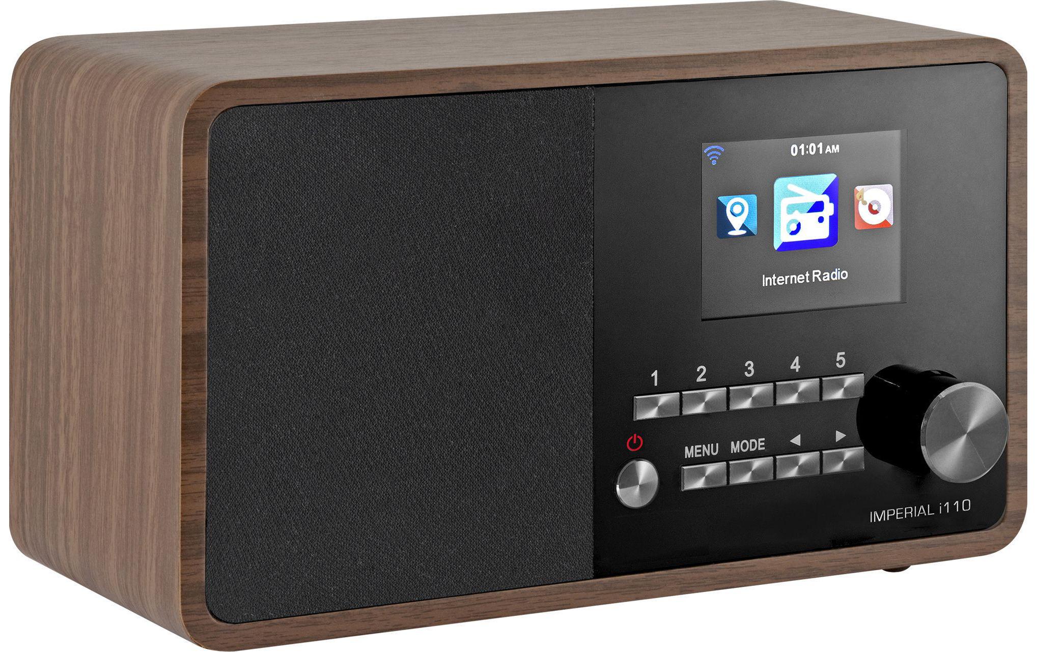 Internet Radio i110 BraunInternetradio mit Wettervorhersage