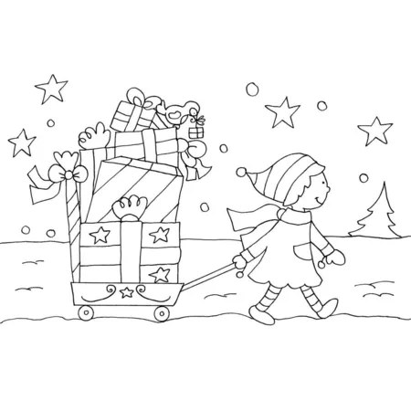 Tessloff Mein kleines Malbuch Weihnachten. Christkind, Sterne, Geschenke