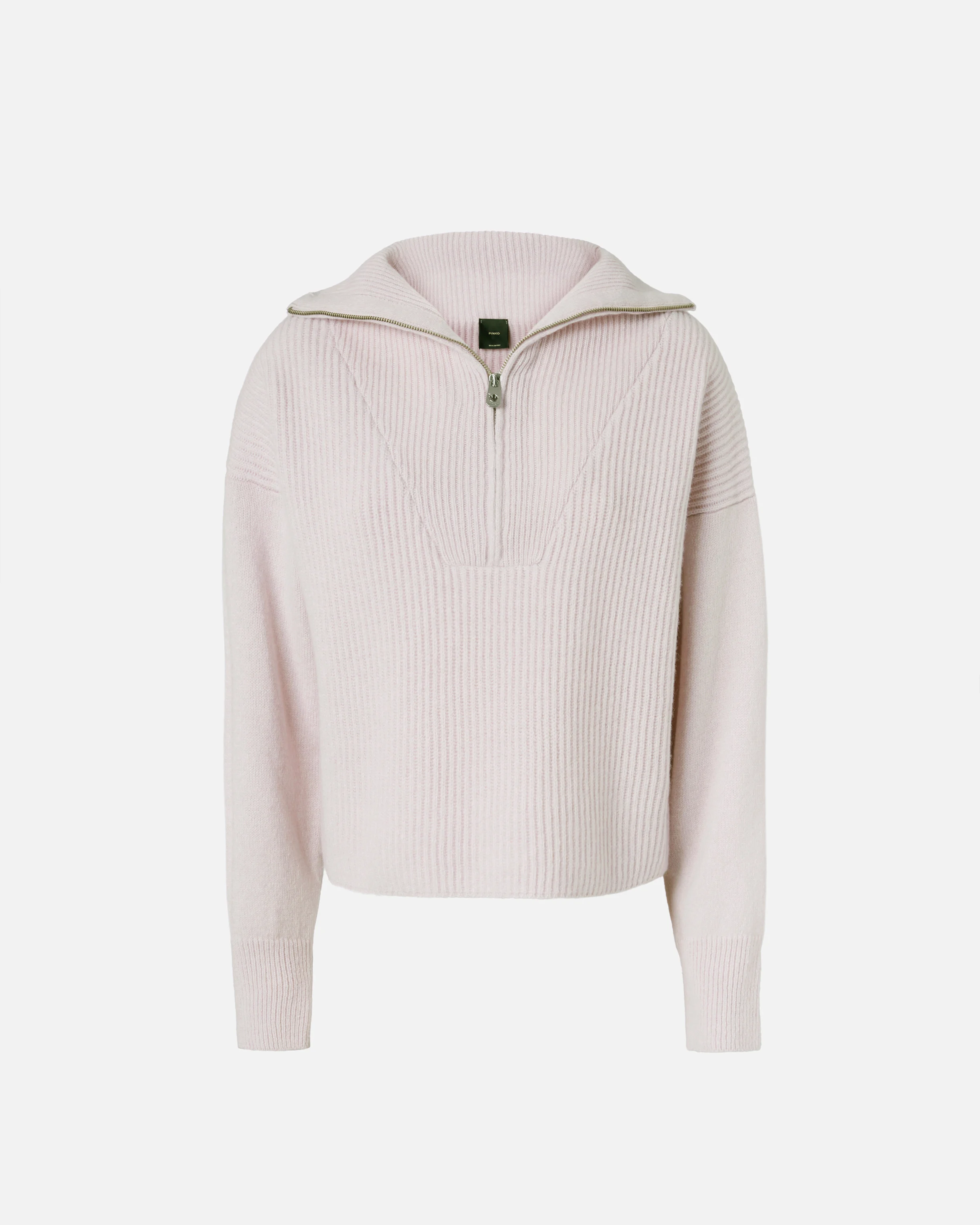 Pull à col zippé | Rose