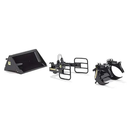 Wiking 077385- Frontlader Werkzeuge Set A schwarz