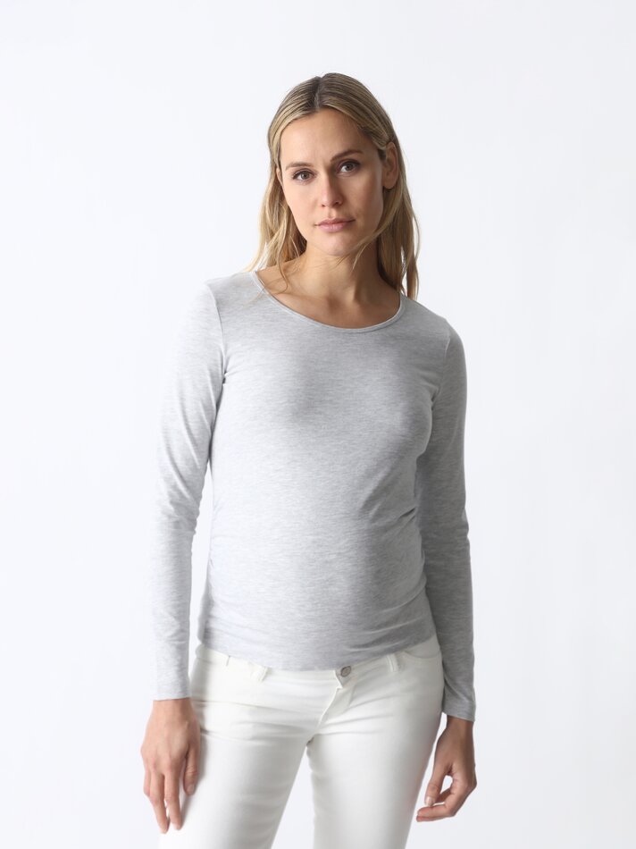 Calça jeans skinny para gestante - Branca