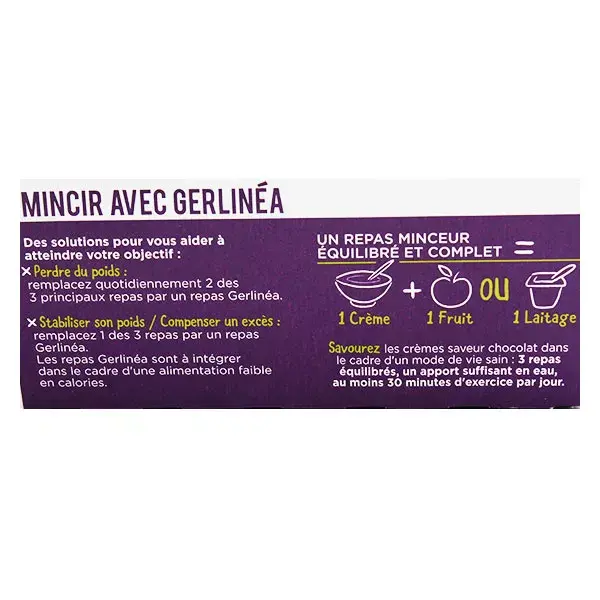 Creme de Refeição Emagrecedor Gerlinéa Chocolate 3 x 210g