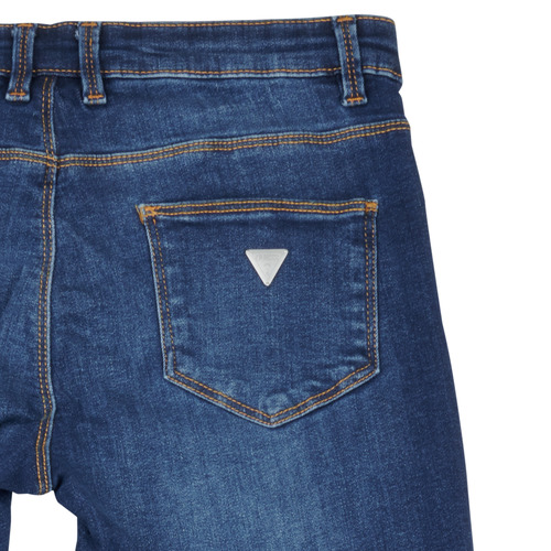 Guess - DENIM SKINNY EMBROIDER - Bleu