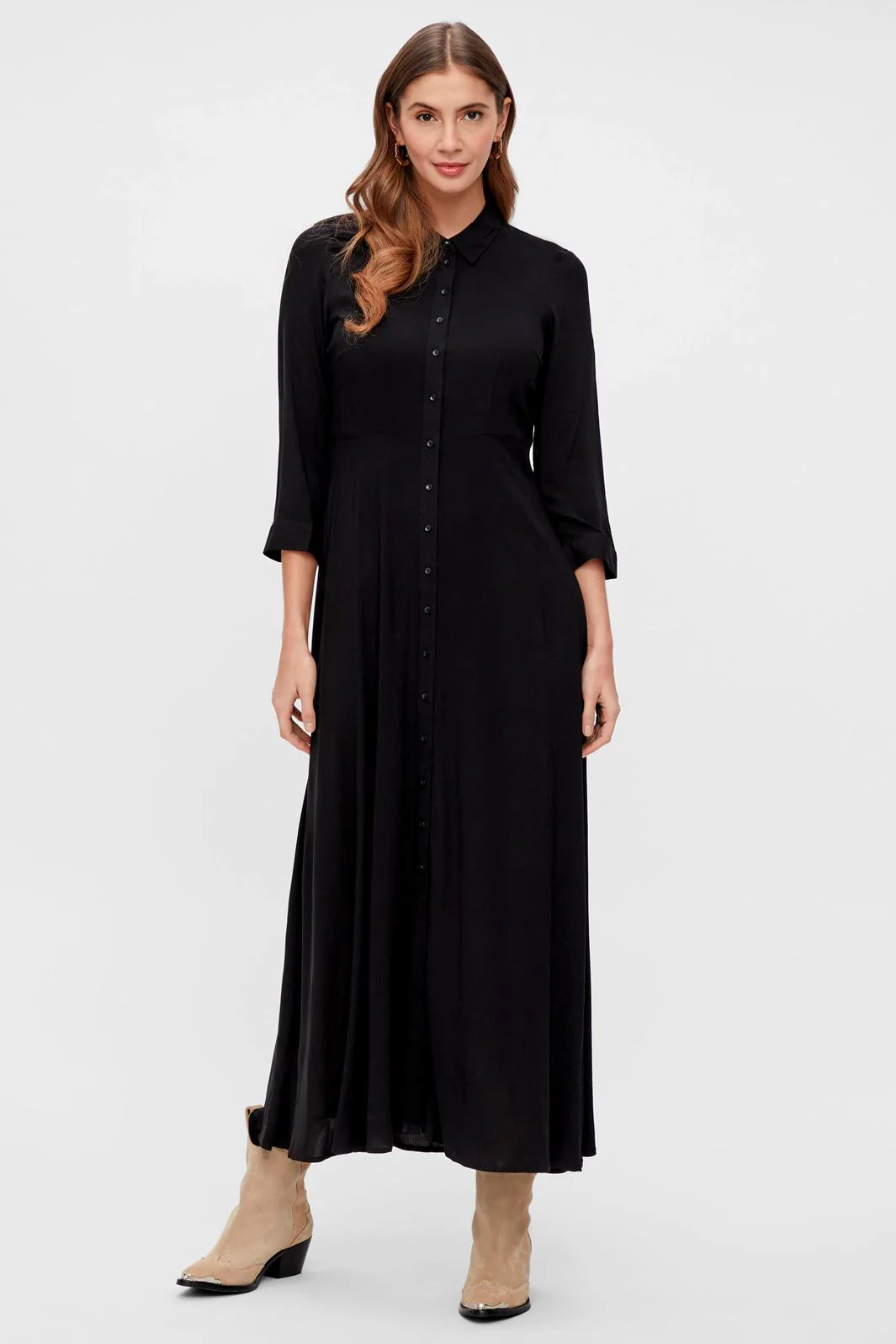 Y.A.S YasSavanna Long Shirt Dress S. Noos