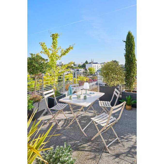 Chaise de jardin pliante GREENSBORO Argile