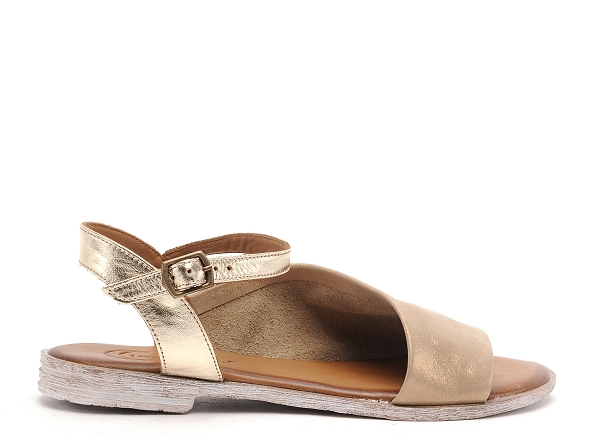 Lune et l autre nu pieds plats femme sandra marron