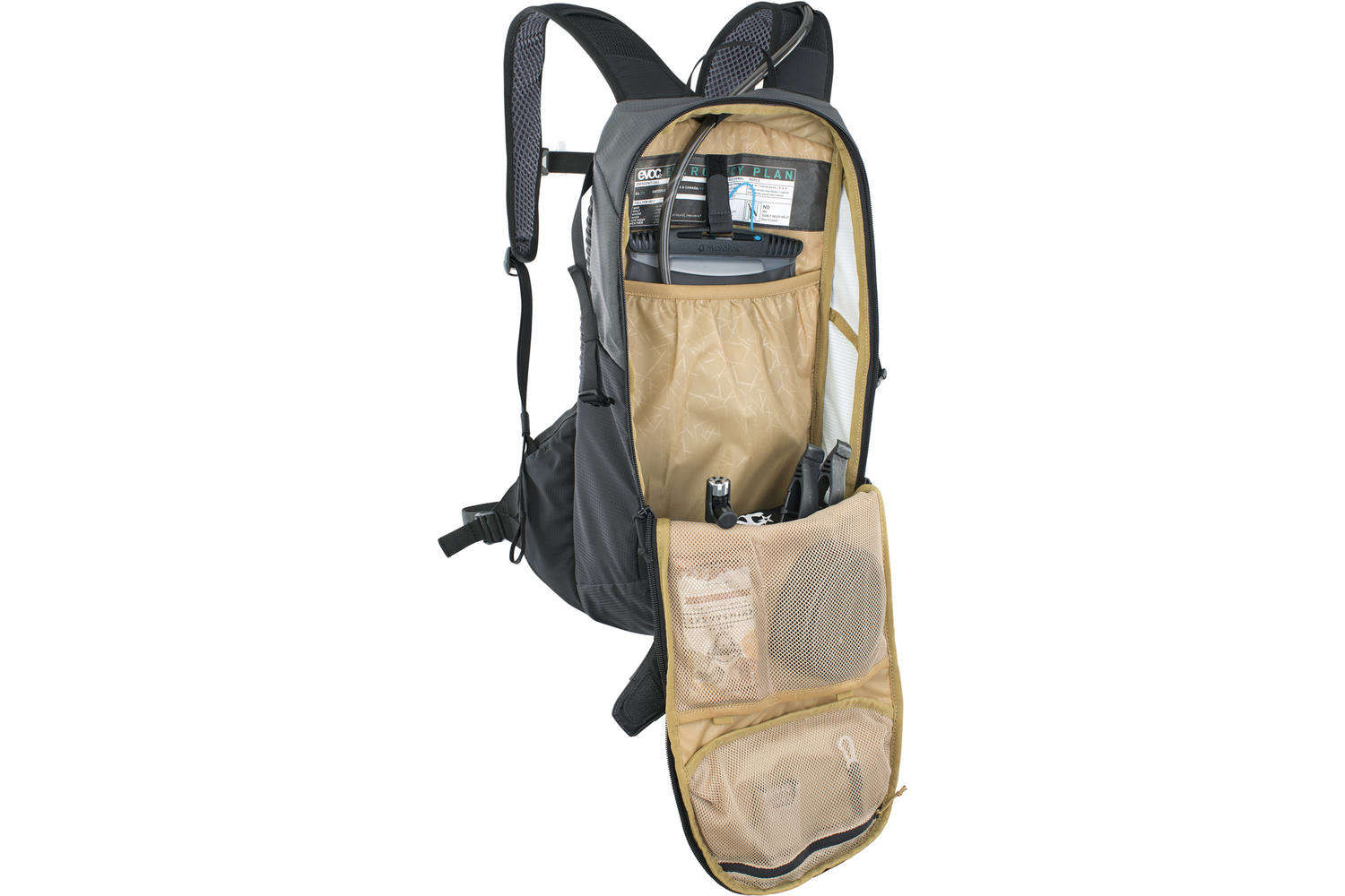 Evoc Ride 12L Dagrugzak Grijs/Zwart