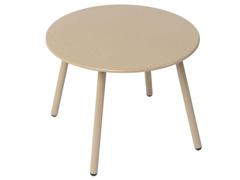 COCON Loungeset Minusio, Beige/Grau, 2 Sitzplätze Zwei Schaukelstühle und ein Tisch für Garten, Terrasse oder Balkon