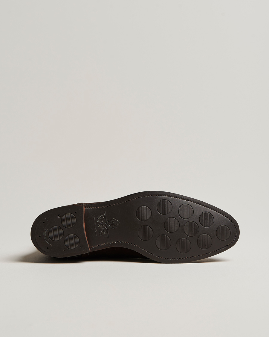 Crockett & Jones Chelsea 8 Boot Dark Brown Suede