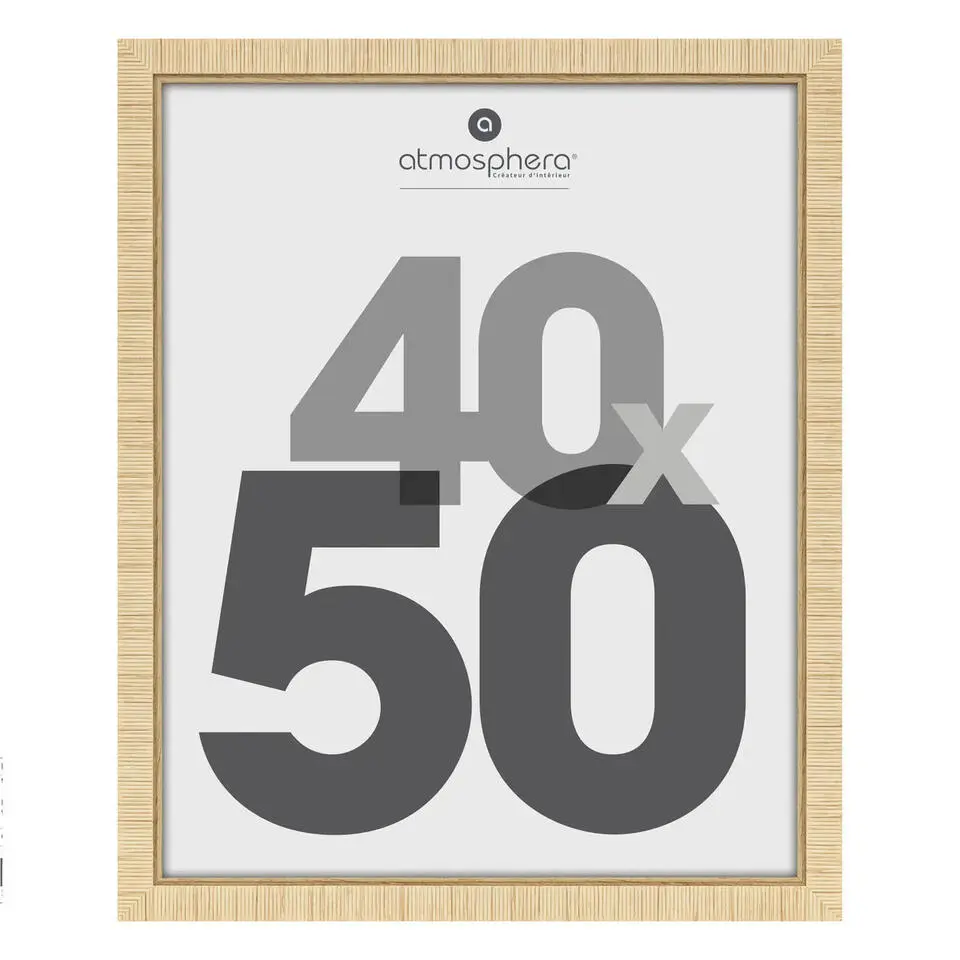 Atmosphera Fotolijstje - foto 40 x 50 cm - beige - mdf/glas