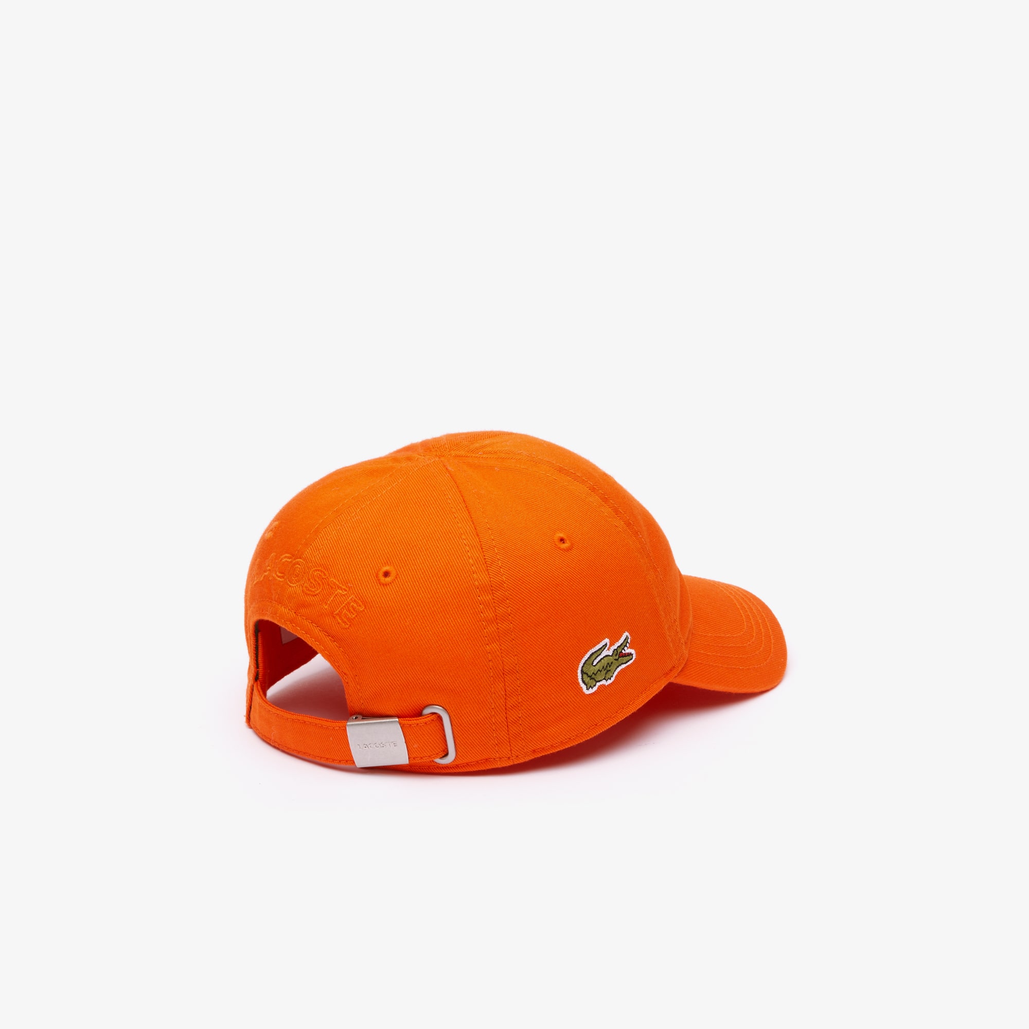 Casquette enfant en gabardine unie Casquettes & Bonnets - Orange - Lacoste - Enfant
