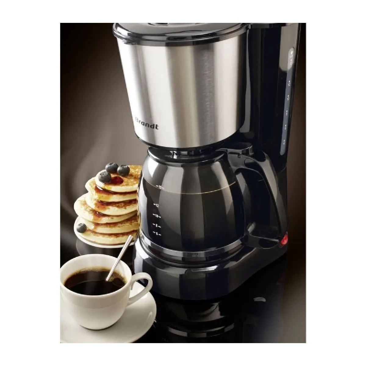 Brandt CAF815X - Inox Noir
