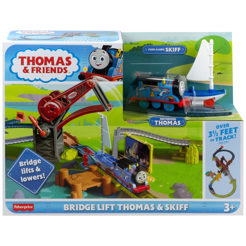 Thomas & seine Freunde Brückenlift Thomas & Skiff Gleisspielset